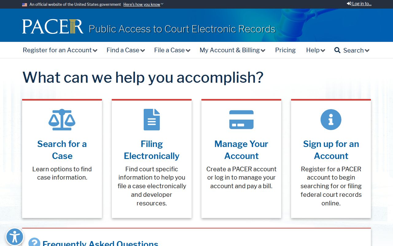 Davis County arrest warrant records, federal PACER case-search interface
